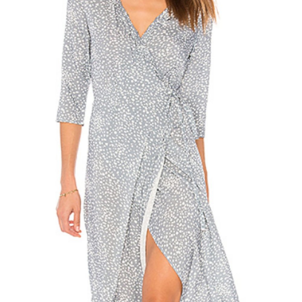 Auguste Edie Sweetheart Wrap Maxi Dress Size 2